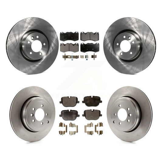 [Avant + Arrière] Kit de Disque et plaquette (semi-métallique) de frein pour 2010-2013 Land Rover Range Sport Supercharged K8F-101423