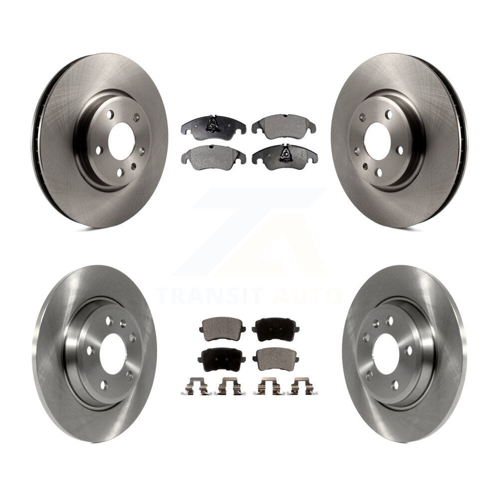[Avant + Arrière] Kit de Disque et plaquette (semi-métallique) de frein pour Audi A4 Q5 A5 Quattro allroad K8F-101427
