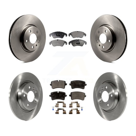 [Avant + Arrière] Kit de Disque et plaquette (semi-métallique) de frein pour 2013 Audi A6 avec 320mm Diameter Rotor K8F-101428