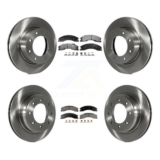 [Avant + Arrière] Kit de Disque et plaquette (semi-métallique) de frein pour 2012-2021 Nissan NV2500 NV3500 NV1500 K8F-101437