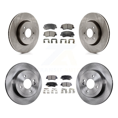 [Avant + Arrière] Kit de Disque et plaquette (semi-métallique) de frein pour Kia Rio K8F-101439