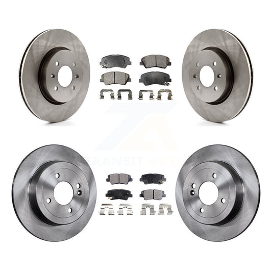 [Avant + Arrière] Kit de Disque et plaquette (semi-métallique) de frein pour Kia Rio K8F-101439