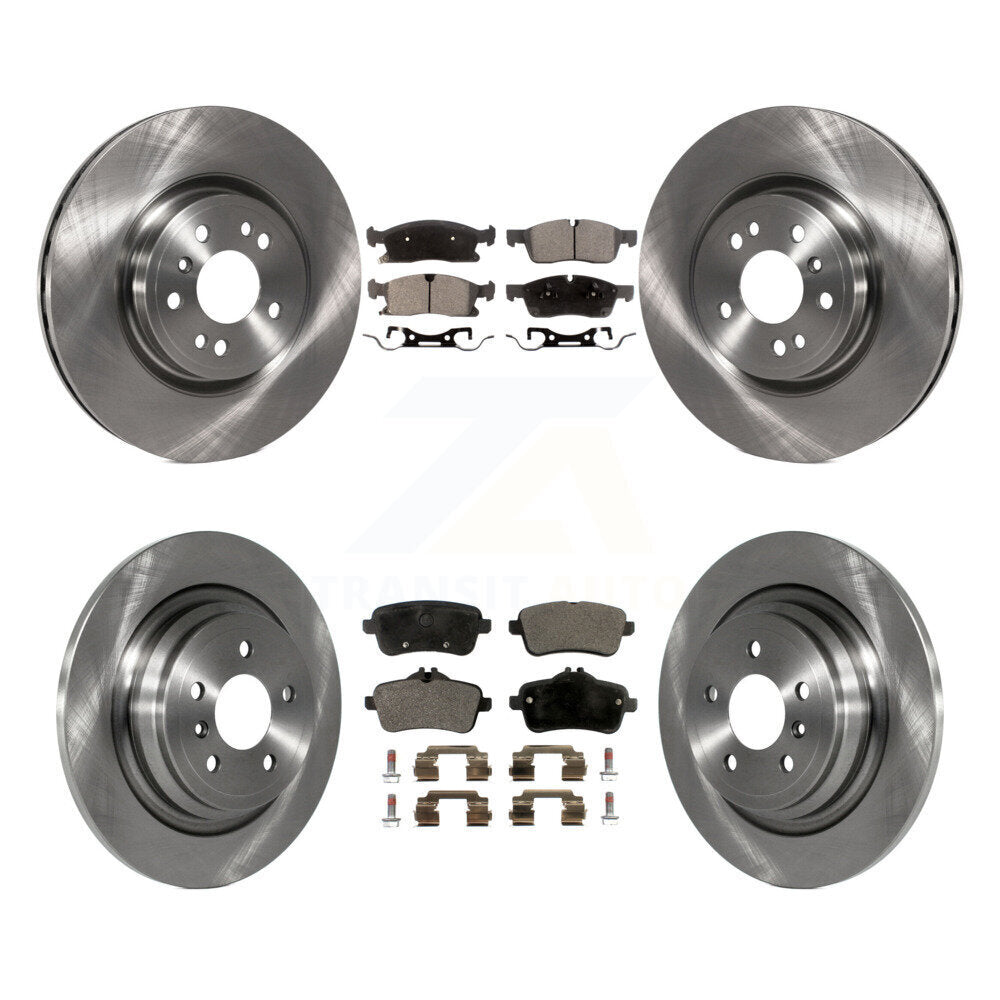 [Avant + Arrière] Kit de Disque et plaquette (semi-métallique) de frein pour Mercedes-Benz ML350 GLE350 ML250 GLE300d K8F-101440