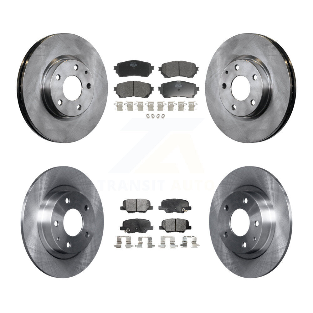 [Avant + Arrière] Kit de Disque et plaquette (semi-métallique) de frein pour Mazda 6 K8F-101446