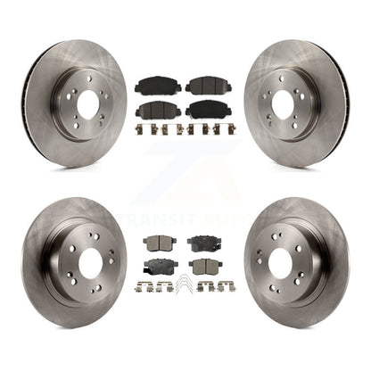 [Avant + Arrière] Kit de Disque et plaquette (semi-métallique) de frein pour Honda Accord K8F-101449
