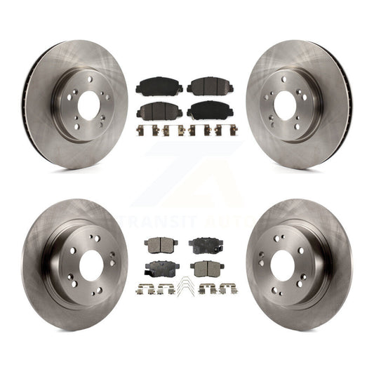 [Avant + Arrière] Kit de Disque et plaquette (semi-métallique) de frein pour Honda Accord K8F-101449