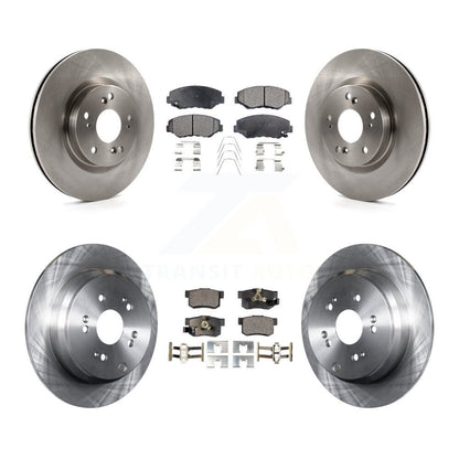 [Avant + Arrière] Kit de Disque et plaquette (semi-métallique) de frein pour 2012-2016 Honda CR-V FWD K8F-101452