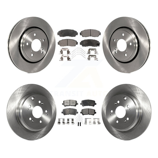 [Avant + Arrière] Kit de Disque et plaquette (semi-métallique) de frein pour 2015-2017 Honda Odyssey K8F-101454