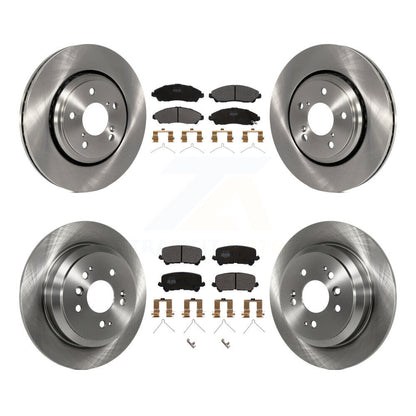 [Avant + Arrière] Kit de Disque et plaquette (semi-métallique) de frein pour Honda Pilot Ridgeline K8F-101455