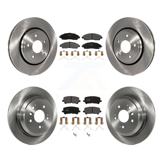 [Avant + Arrière] Kit de Disque et plaquette (semi-métallique) de frein pour Honda Pilot Ridgeline K8F-101455