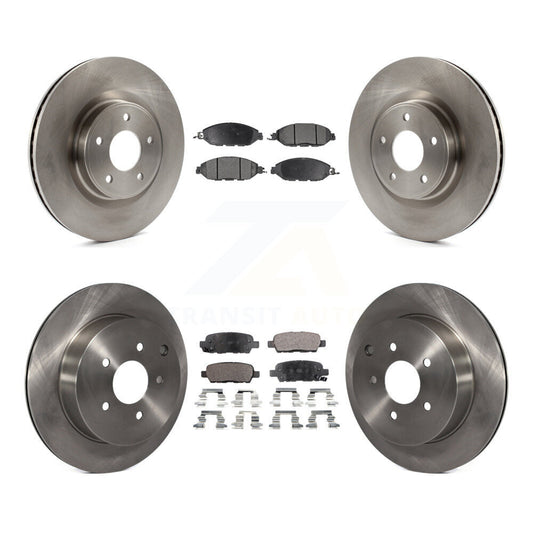 [Avant + Arrière] Kit de Disque et plaquette (semi-métallique) de frein pour Nissan Pathfinder Murano INFINITI QX60 JX35 K8F-101456