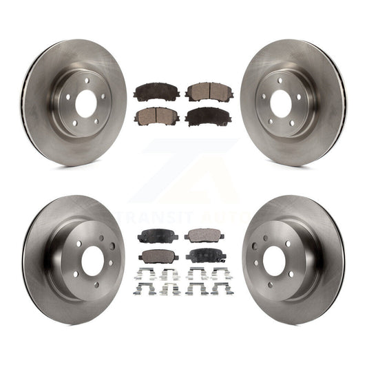 [Avant + Arrière] Kit de Disque et plaquette (semi-métallique) de frein pour 2016-2017 INFINITI QX50 K8F-101458