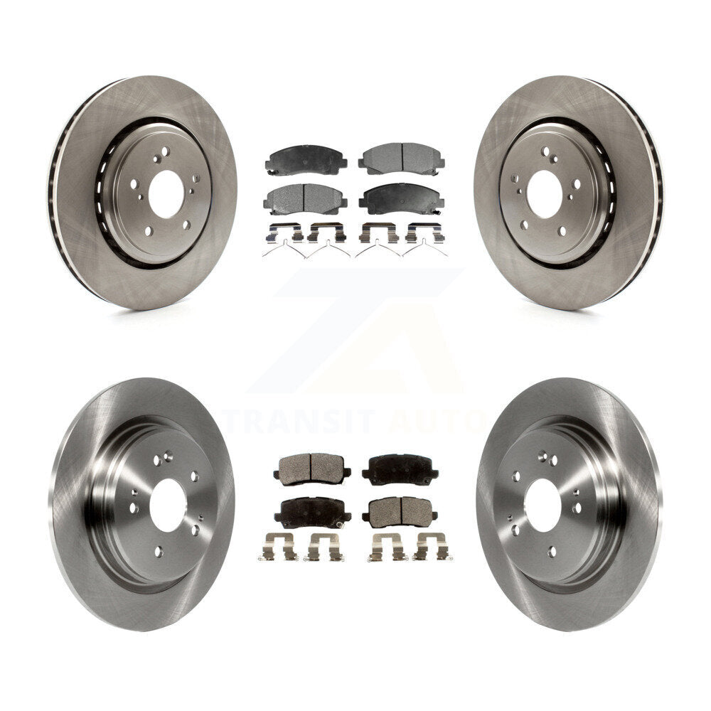 [Avant + Arrière] Kit de Disque et plaquette (semi-métallique) de frein pour 2015-2020 Acura TLX K8F-101459