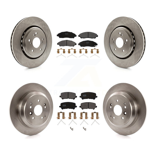 [Avant + Arrière] Kit de Disque et plaquette (semi-métallique) de frein pour 2014-2016 Acura MDX K8F-101460