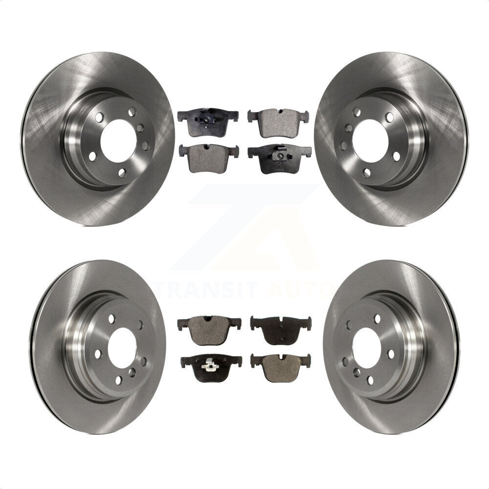 [Avant + Arrière] Kit de Disque et plaquette (semi-métallique) de frein pour BMW 428i Gran Coupe xDrive sans Blue Painted Calipers K8F-101461 par Transit Auto