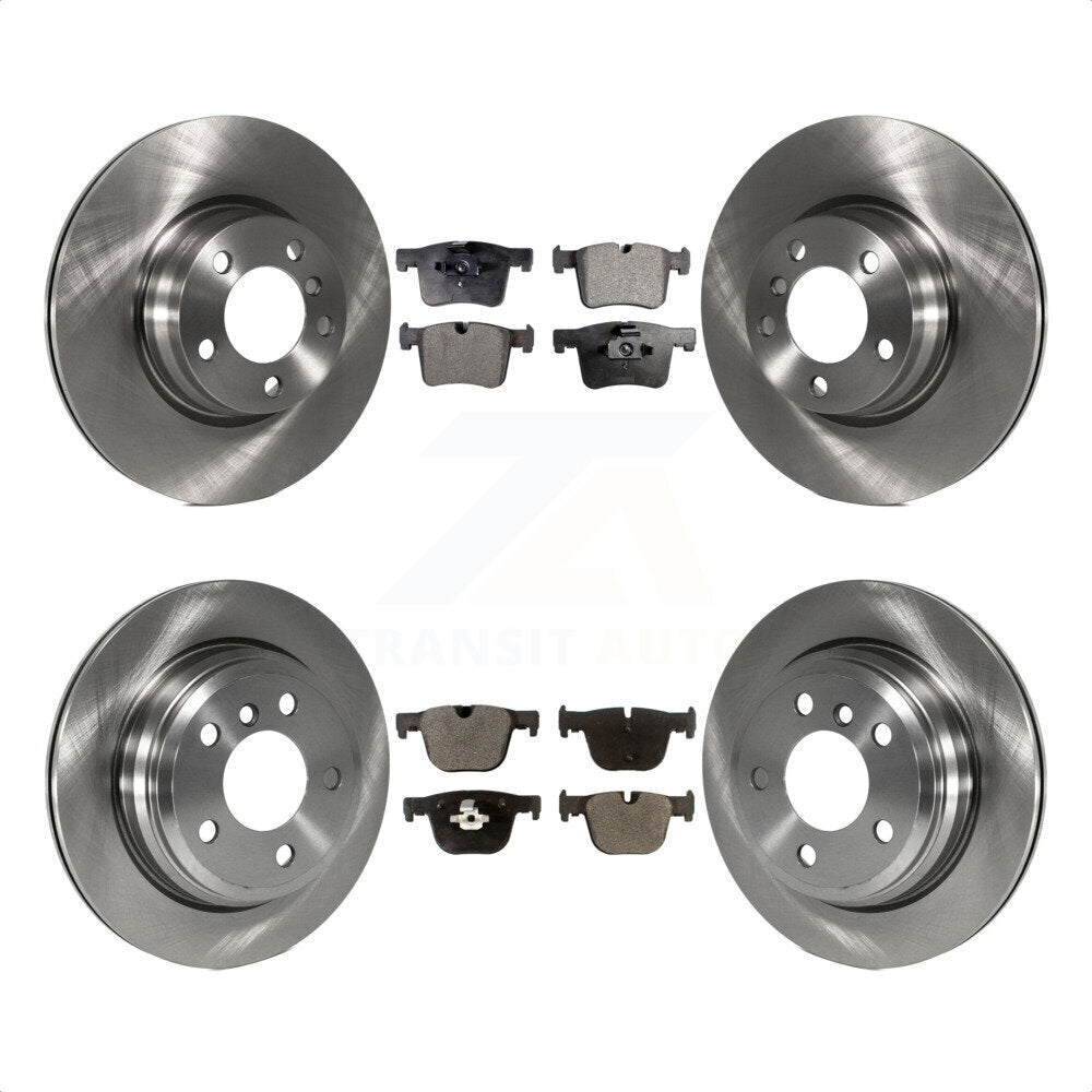 [Avant + Arrière] Kit de Disque et plaquette (semi-métallique) de frein pour BMW 428i Gran Coupe xDrive sans Blue Painted Calipers K8F-101462 par Transit Auto