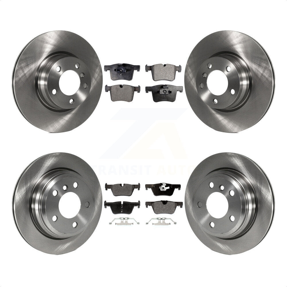 [Avant + Arrière] Kit de Disque et plaquette (semi-métallique) de frein pour BMW 328i xDrive 428i Gran Coupe sans Blue Painted Calipers K8F-101463 par Transit Auto