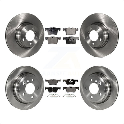 [Avant + Arrière] Kit de Disque et plaquette (semi-métallique) de frein pour BMW 328i xDrive 428i Gran Coupe sans Blue Painted Calipers K8F-101463 par Transit Auto
