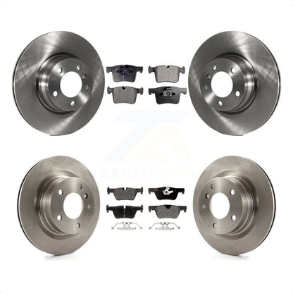 [Avant + Arrière] Kit de Disque et plaquette (semi-métallique) de frein pour BMW 328i 428i 228i xDrive sans Blue Painted Calipers K8F-101464 par Transit Auto