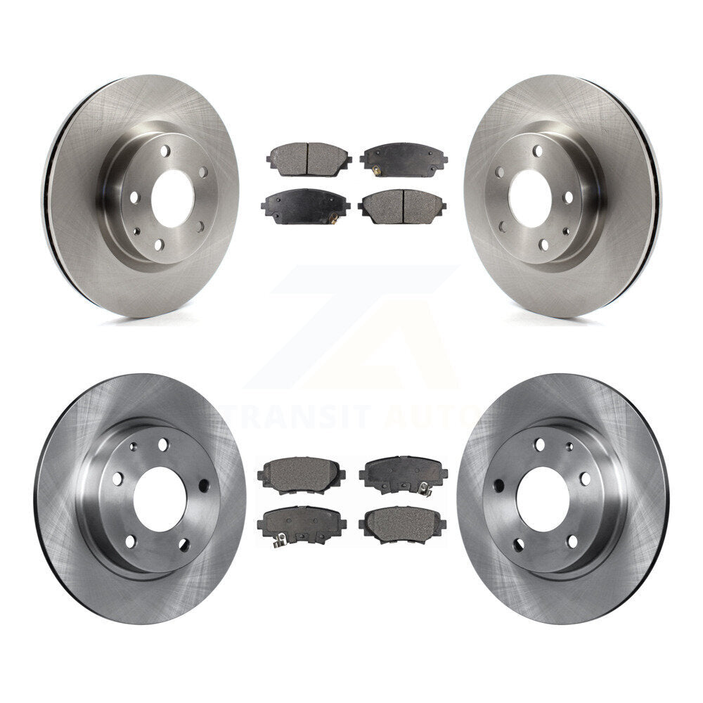 [Avant + Arrière] Kit de Disque et plaquette (semi-métallique) de frein pour Mazda 3 Sport 2.5L K8F-101465