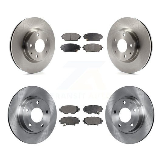 [Avant + Arrière] Kit de Disque et plaquette (semi-métallique) de frein pour Mazda 3 Sport 2.5L K8F-101465