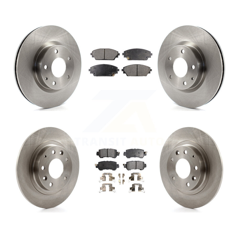 [Avant + Arrière] Kit de Disque et plaquette (semi-métallique) de frein pour 2016-2018 Mazda CX-3 AWD K8F-101466