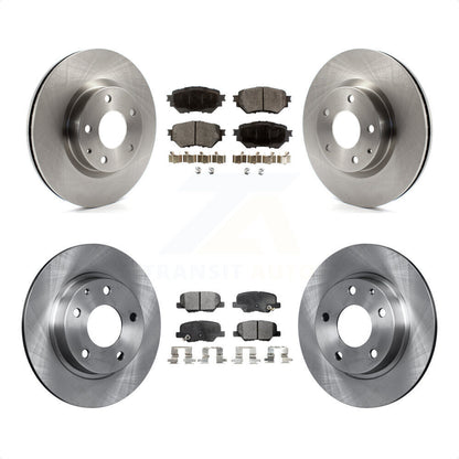 [Avant + Arrière] Kit de Disque et plaquette (semi-métallique) de frein pour Mazda 3 Sport 2.5L K8F-101467 par Transit Auto