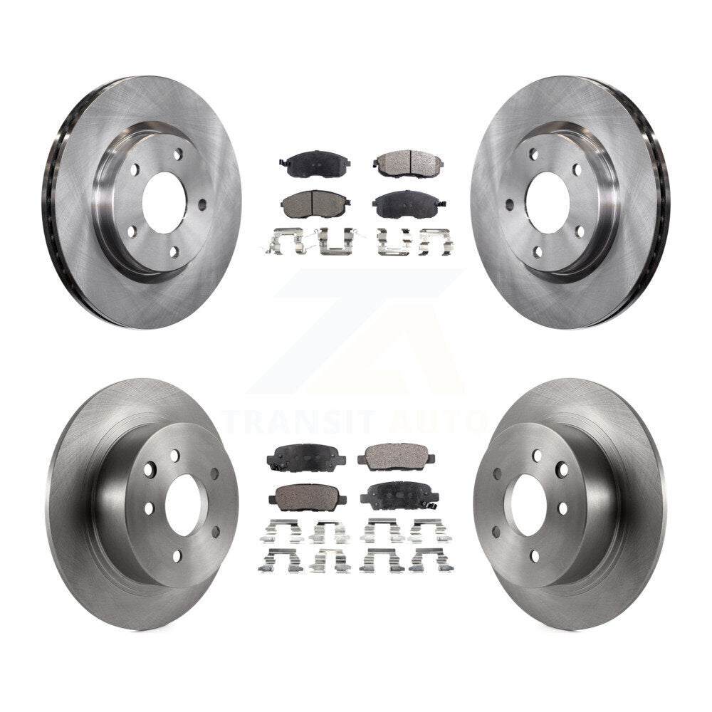 [Avant + Arrière] Kit de Disque et plaquette (semi-métallique) de frein pour Nissan Sentra K8F-101468