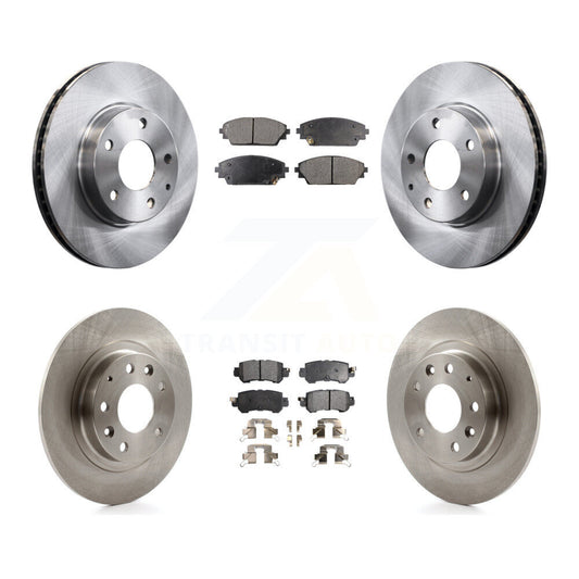 [Avant + Arrière] Kit de Disque et plaquette (semi-métallique) de frein pour 2016-2018 Mazda CX-3 FWD K8F-101470
