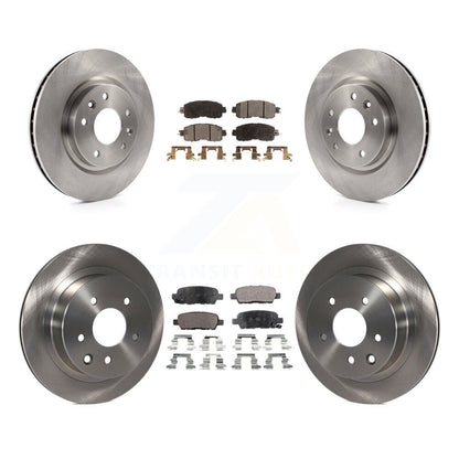 [Avant + Arrière] Kit de Disque et plaquette (semi-métallique) de frein pour Nissan LEAF K8F-101473