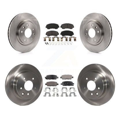 [Avant + Arrière] Kit de Disque et plaquette (semi-métallique) de frein pour Nissan Rogue Sport Qashqai K8F-101474
