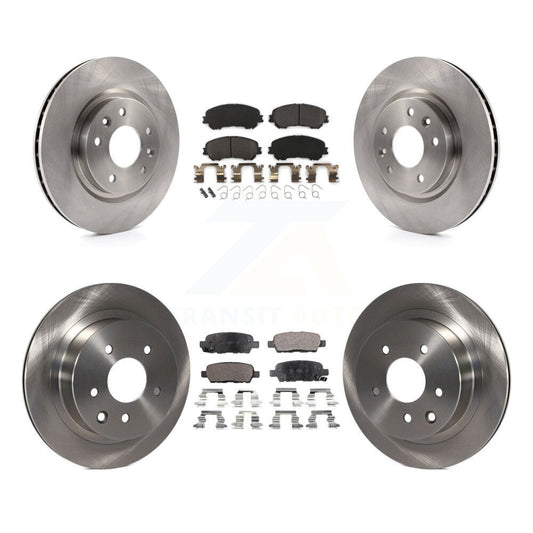 [Avant + Arrière] Kit de Disque et plaquette (semi-métallique) de frein pour Nissan Rogue Sport Qashqai K8F-101474