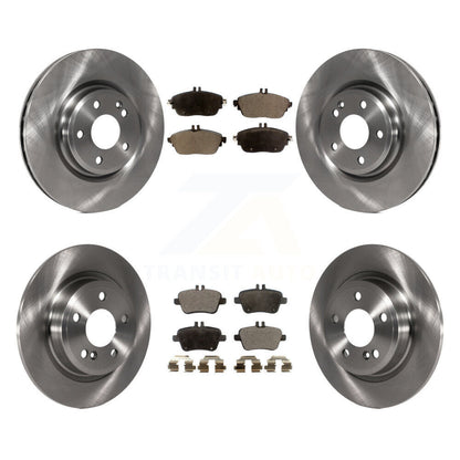 [Avant + Arrière] Kit de Disque et plaquette (semi-métallique) de frein pour Mercedes-Benz GLA250 CLA250 INFINITI QX30 B Electric Drive B250 K8F-101475