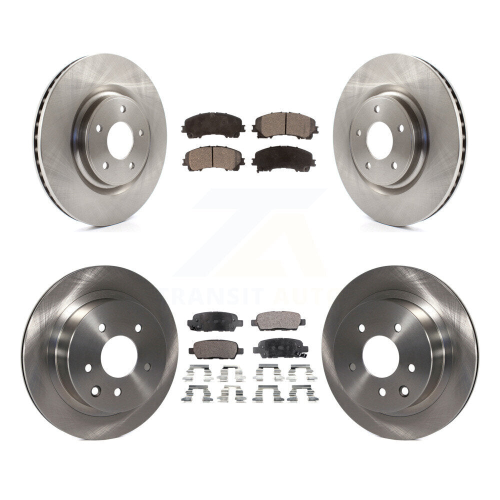 [Avant + Arrière] Kit de Disque et plaquette (semi-métallique) de frein pour Nissan Rogue K8F-101476