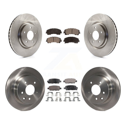 [Avant + Arrière] Kit de Disque et plaquette (semi-métallique) de frein pour Nissan Rogue K8F-101476