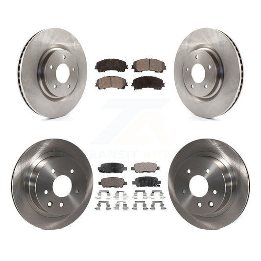 [Avant + Arrière] Kit de Disque et plaquette (semi-métallique) de frein pour Nissan Rogue K8F-101476