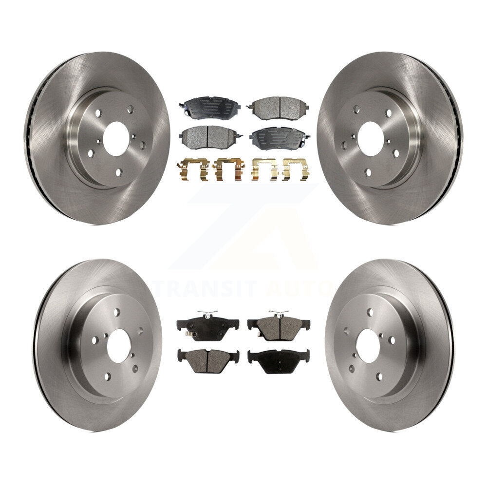 [Avant + Arrière] Kit de Disque et plaquette (semi-métallique) de frein pour 2015 Subaru Legacy 2.5L K8F-101479