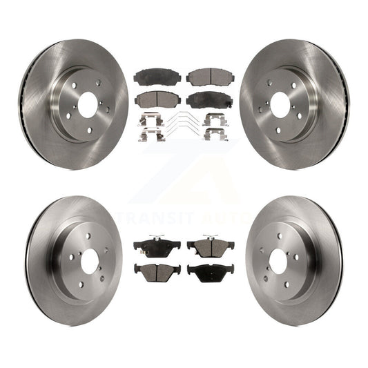 [Avant + Arrière] Kit de Disque et plaquette (semi-métallique) de frein pour 2016-2019 Subaru Legacy 2.5L K8F-101480