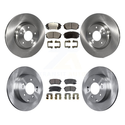 [Avant + Arrière] Kit de Disque et plaquette (semi-métallique) de frein pour 2015 Hyundai Sonata GAS engine avec Manual Parking K8F-101481