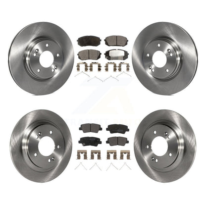 [Avant + Arrière] Kit de Disque et plaquette (semi-métallique) de frein pour Kia Optima avec Electric Parking K8F-101483