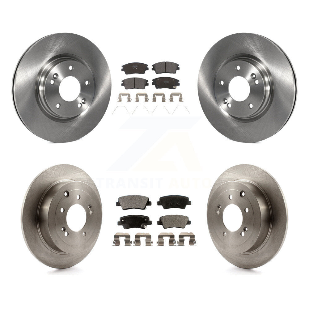 [Avant + Arrière] Kit de Disque et plaquette (semi-métallique) de frein pour Hyundai Tucson Kia Sportage K8F-101484