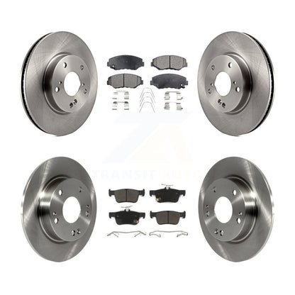 [Avant + Arrière] Kit de Disque et plaquette (semi-métallique) de frein pour Honda Civic K8F-101485