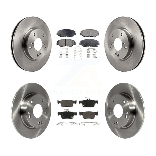 [Avant + Arrière] Kit de Disque et plaquette (semi-métallique) de frein pour Honda Civic K8F-101485