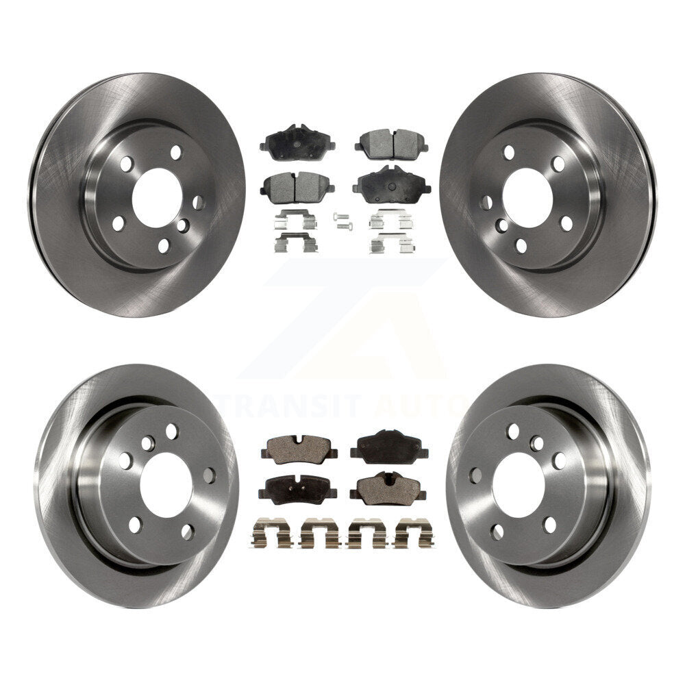 [Avant + Arrière] Kit de Disque et plaquette (semi-métallique) de frein pour Mini Cooper K8F-101486