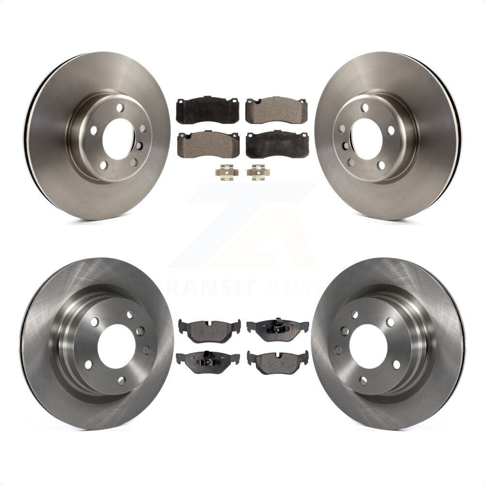 [Avant + Arrière] Kit de Disque et plaquette (semi-métallique) de frein pour 2013 BMW 328i Coupe avec 3.0L avec 340mm Diameter Rotor K8F-101488 par Transit Auto