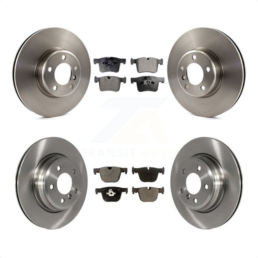 [Avant + Arrière] Kit de Disque et plaquette (semi-métallique) de frein pour BMW 435i 335i xDrive GT Gran Coupe sans Blue Painted Calipers K8F-101489 par Transit Auto
