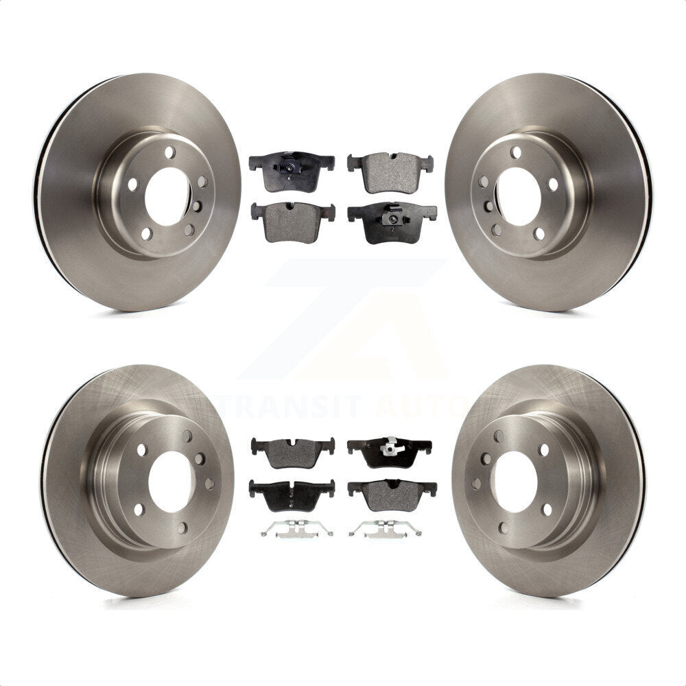 [Avant + Arrière] Kit de Disque et plaquette (semi-métallique) de frein pour 2017 BMW 328d avec 340mm Diameter Rotor K8F-101491 par Transit Auto