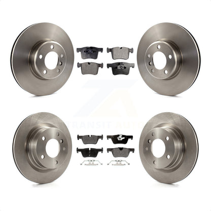 [Avant + Arrière] Kit de Disque et plaquette (semi-métallique) de frein pour 2017 BMW 328d avec 340mm Diameter Rotor K8F-101491 par Transit Auto