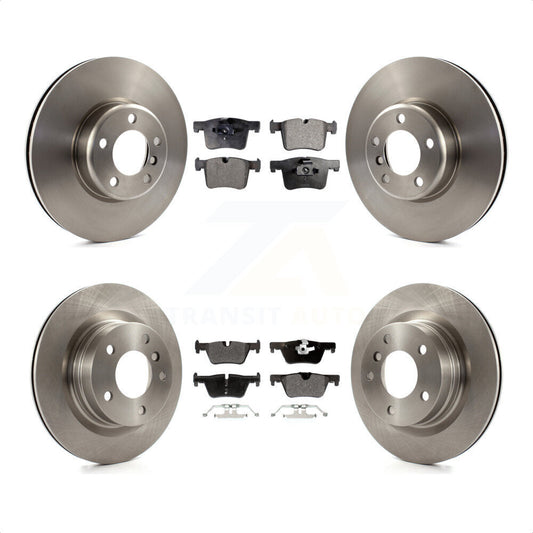 [Avant + Arrière] Kit de Disque et plaquette (semi-métallique) de frein pour 2017 BMW 328d avec 340mm Diameter Rotor K8F-101491 par Transit Auto