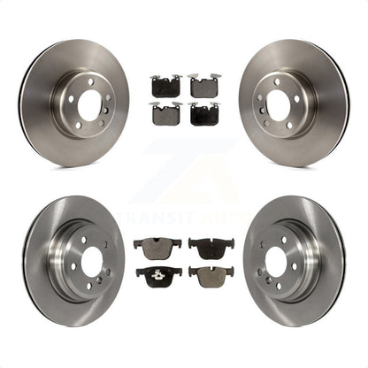 [Avant + Arrière] Kit de Disque et plaquette (semi-métallique) de frein pour BMW 340i xDrive 435i 440i Gran Coupe ActiveHybrid 3 sans Blue Painted Calipers K8F-101492 par Transit Auto